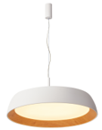 Lámpara colgante redonda luz directa Led 120V 5629 difusor opal 3000K/4000K atenuable triac