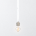 Lampara colgante Bloom E27 cemento IP20