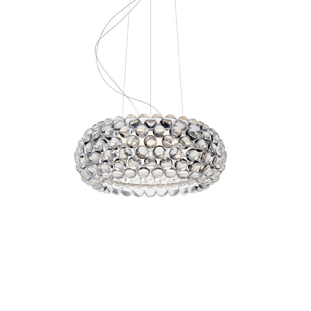 Lámpara colgante Caboche Plus mediana transparente ø50cm led 23W 2700K 3200lm CRI90 120-277V