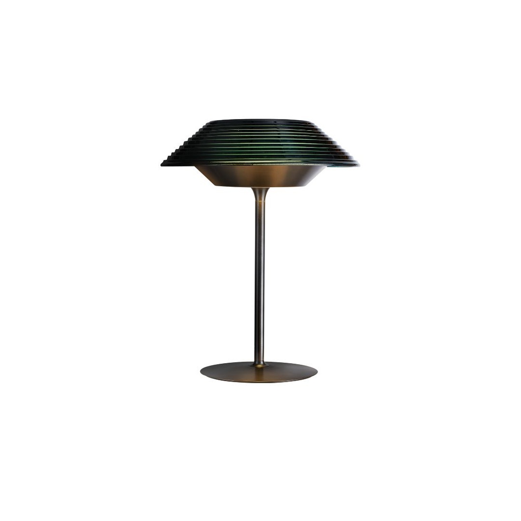 Lampara de mesa Plato 1x12W 3000K 120V on-off  ∅45*H200 Gris