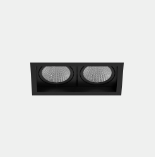 Lámpara empotrable downlight Multidir Trim Big led 23º on-off negra 33.2W 3000K CRI90