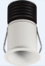 Lámpara empotrable downlight redonda blanca Ø41x65mm hueco Ø35mm led 3W 3000 24° IP20 100-240V