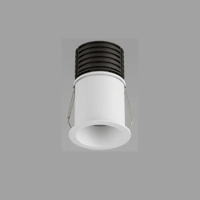Lámpara empotrable downlight redonda blanca Ø41x65mm hueco Ø35mm led 3W 3000 24° IP20 100-240V