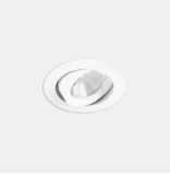 Lampara empotrada Play Round Adjustable 17.7W 3000K CRI90 47º on-off blanca IP23