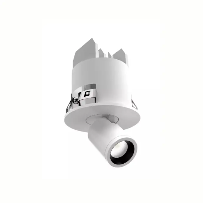 Lámpara empotrada dirigible redonda ф50mm 3W CRI90 30° con driver on-off 120V TE-FSL