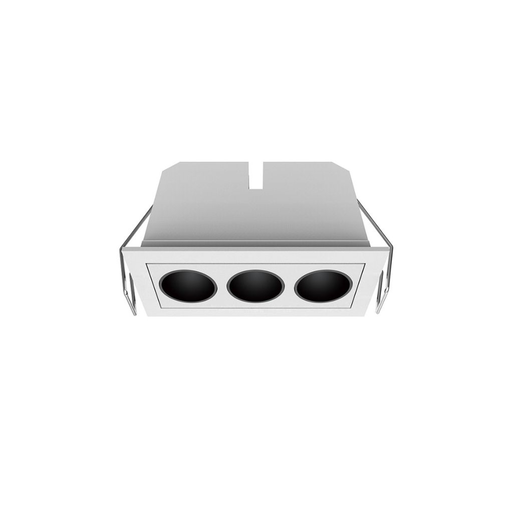 Lámpara empotrada downlight 96x45mm 9W 550lm 3000K CRI90 40° con driver 0-10V 100-250V TE-FGL03