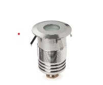 Lampara empotrada en piso IP65 Gea Signaling 100-240V 60mm 1W aluminio anodizado 52lm