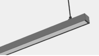 Lampara lineal con difusor de policarbonato 48V free dot system Hola
