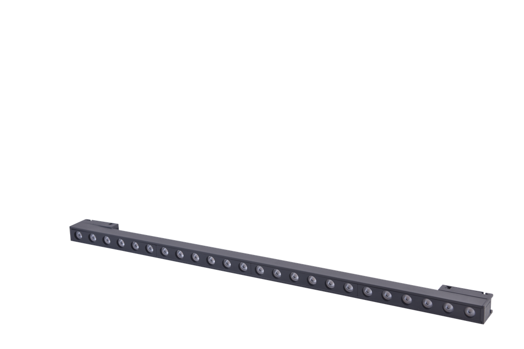 Lámpara lineal luz directa negra para belt system M4 48V CRI90 120° F061-M4