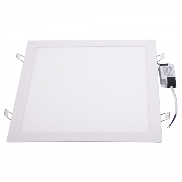 Panel empotrable cuadrado 300*300*12mm 24W 2120lm 4000K atenuable Triac 85-265V KD