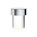 Lampara de mesa portatil Last Order Clear Acero pulido