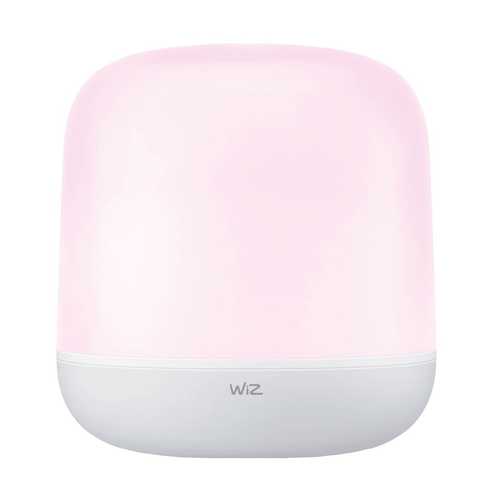 Lámpara de mesa portátil Wiz /Luz cálida a fría y colores controlable por Wi-Fi