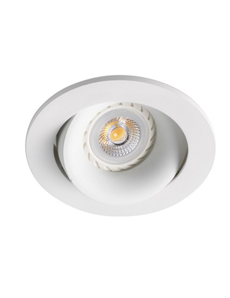 Lámpara empotrable (SIN SOCATE) redondo downlight "yeso" Aragon Flat para GU10