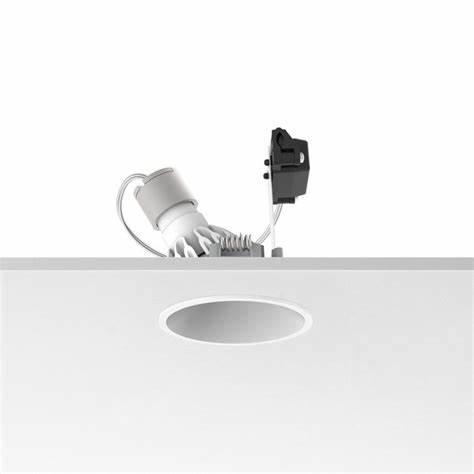 Lampara empotrable Easy Kap 80 redonda wall washer Blanca GU10