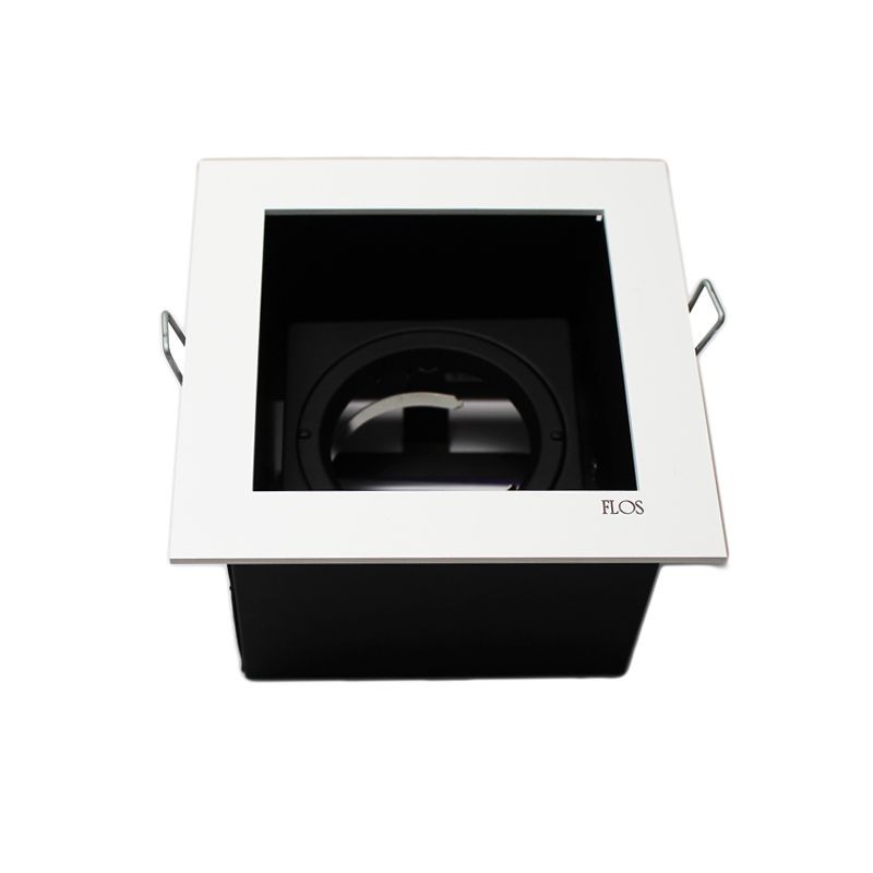 Lámpara empotrable Micro Battery dirigible 1x50W GU10 blanca interno blanco