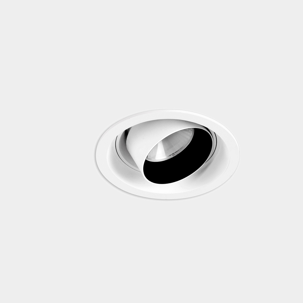Lampara empotrable downlight Play Snoot Round Ajustable 15W Blanca IP23