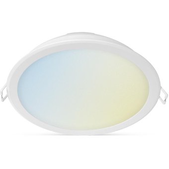 Panel LED redondo de 8" / Luz cálida a fría controlable por WiFi
