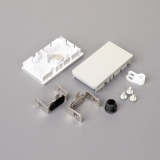 Par de tapas terminales blancas para LS3360