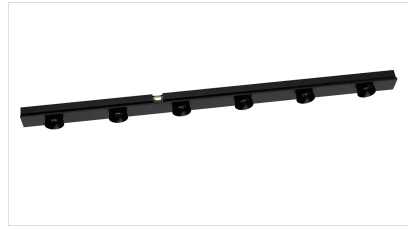 Reflector lineal luz directa anti-deslumbrante para riel mini 19mm 48V CRI90
