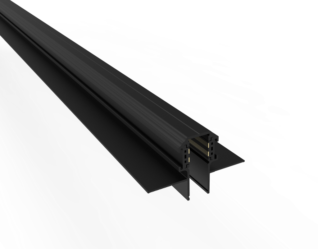 Riel magnético 10mm 40V empotrable sin marco pre-bury negro M101