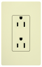 [LT-CAR-15-AL] Tomacorriente Dual (15Amp/125Vac/60Hz) (Almendra)