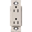 Tomacorriente Dual 15 Amp Satin Color