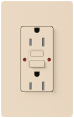 [LT-CAR-15-GFST-LA] Tomacorriente Dual Ground Fault (15Amp/125Vac/60Hz) (Almendra)