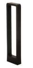 Poste 160*50*(H)1000mm negro led 10W 3000K 800lm 85-265V IP65