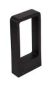 Poste 160*50*(H)300mm Negro led 7W 3000K 560lm 85-265V IP65