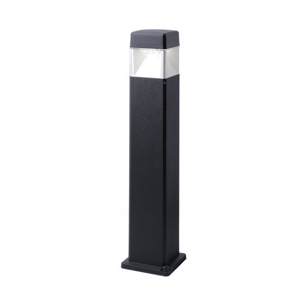 Poste Elisa 800 IP55 con bombillo led 10W 1300lm 25000 hrs 100-240V GX5.3 D=100mm