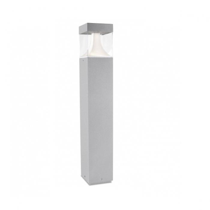 Poste exterior Cubase 11X11cm H=65cm gris Led 4x3W 3000K 752lm 100-240V