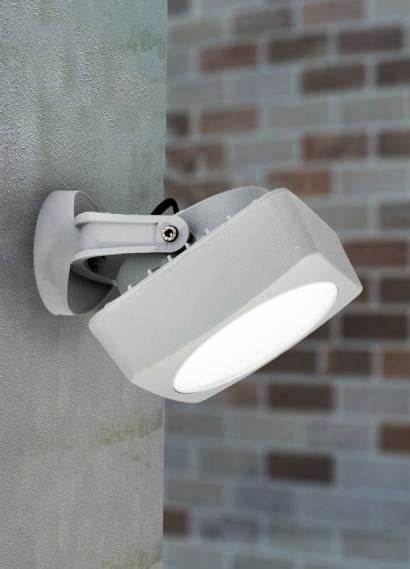 Reflector Tommy SQ IP66 negro con bombillo led 3000/4000/6500K 11W 1300lm 100-240V GX53