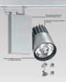 Reflector Envios negro para riel trifasico Led LL1 on/off 10W 1000lm 4000K CRI 83 2x15°
