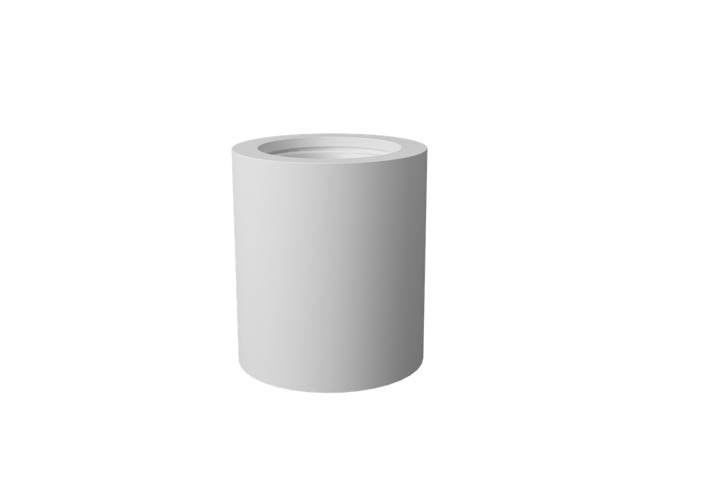 Cilindro "yeso" para GU10 Ø7x8cm