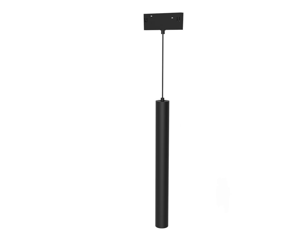 Cilindro colgante negro para riel magnético 10mm 36° M101 40V CRI90 M101-FM