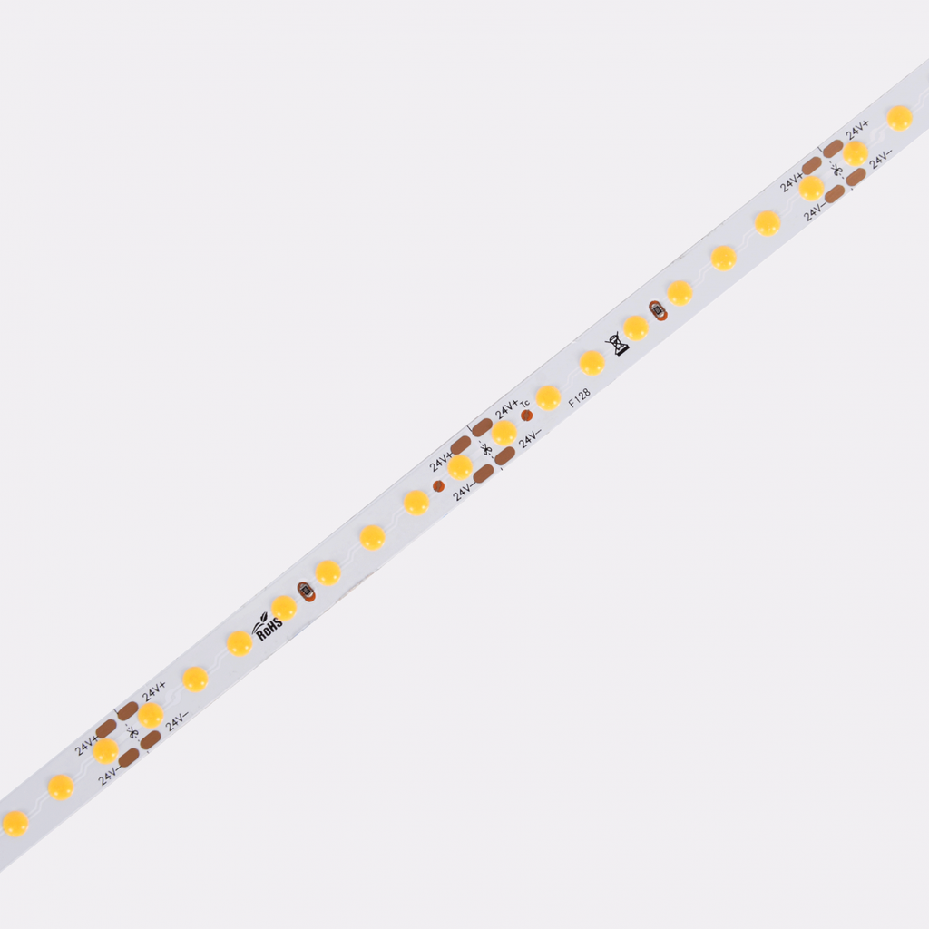 Cinta de led (rollo de 5m) con 128 leds/m 24V 8,8W/m 1040lm/m 118lm/w CRI80 8mm IP20 atenuable CO-FD128