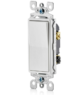 Interruptor 15A 3-way blanco