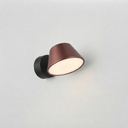 Aplique Aurora cabezal semi conico 230x160xH125mm led 9W 3000K on-off