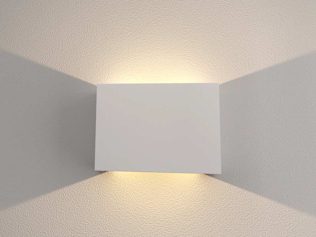 Aplique yeso luz directa e indirecta19x5x14mm led 3000K