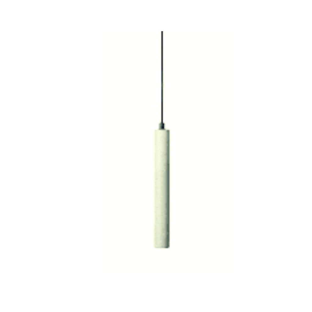 Lámpara colgante cemento Ø4x31cm led 2W 3000K
