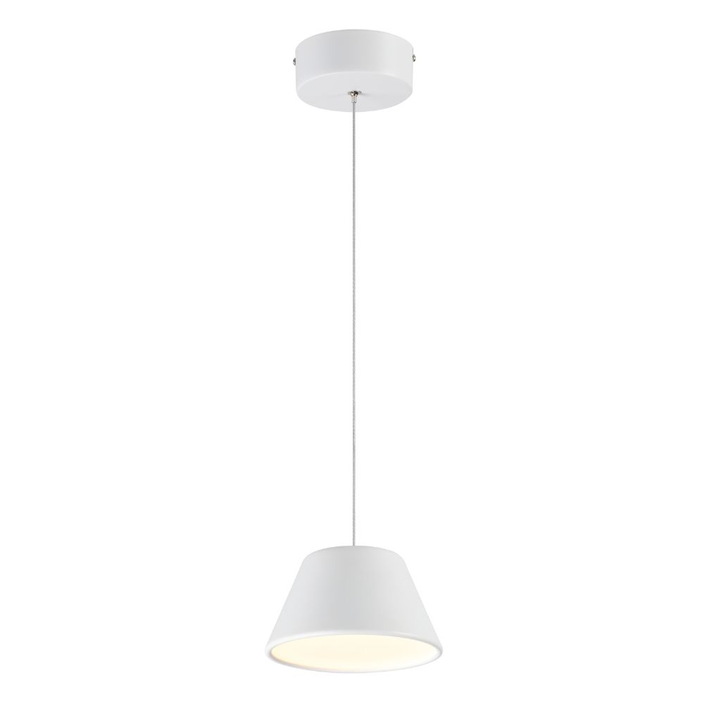 Lámpara colgante Aurora Ø160xH1500mm semi cónica led 9W 3000K Triac
