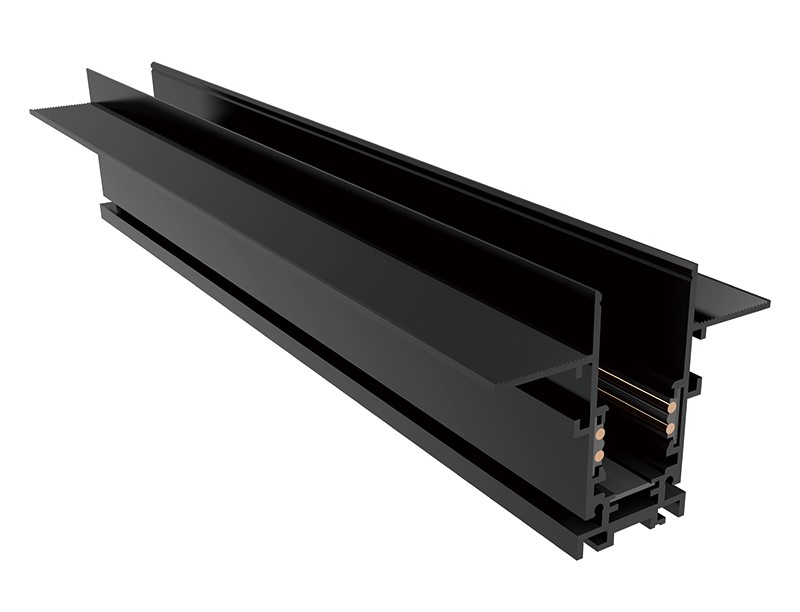 Riel empotrado sin marco magnético Blanco 48V 4 hilos Pre Bury TE-NRH