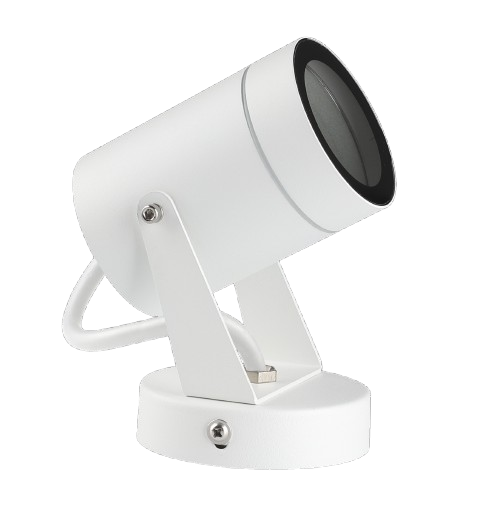 Reflector aluminio con base IP65 80x103x113mm GU10