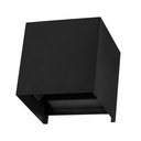 Aplique aluminio luz directa-indirecta cuadrado haces de luz variable IP65 100*100*100mm led 6W 294lm 3000K CRI 80 100-240V