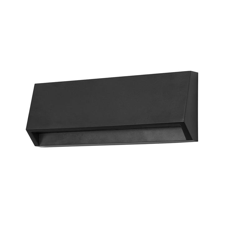 Aplique de señalización IP65 Kairo Rectangular grande L=160mm Led 3W 461lm 2700/3200/4000K con cubiertas intercambiables blanca, gris o negra  100-240V