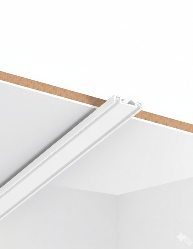 Riel Magnético Superficial Plano