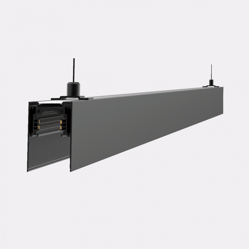 Riel 48V superficial negro TLS-MH4