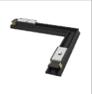 Conector eléctrico en L horizontal para riel mini 19mm de 48V