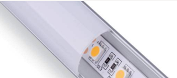 [CX-C003A-C1] Difusor de policarbonato redondo blanco mate 2.5m para perfil C003A