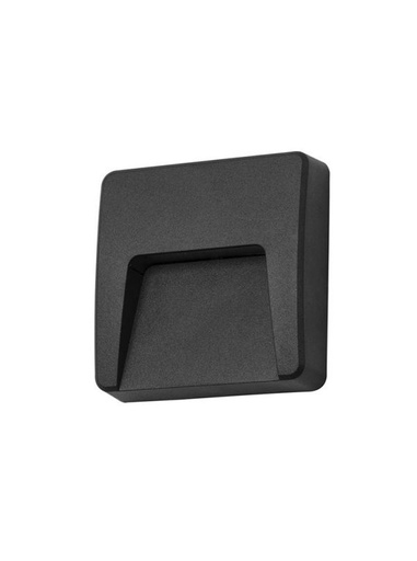 [FL-PX-0439-NEG] Aplique Grove IP65 Led 2,6W 4000K 89lm 36000 hrs negro, blanco o gris 100-240V